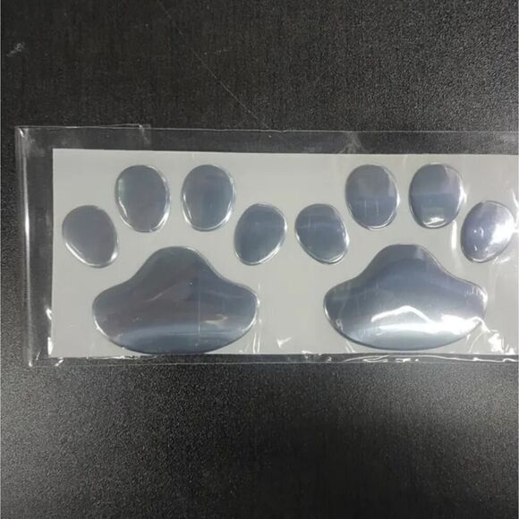 2PCS/Set 3D Cool Paw Print Car Stickers Dog & Cat Footprint Decals - Picture 8 of 10